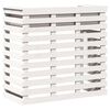 vidaXL Mesa alta de bar de jard&iacute;n madera pino blanco 113,5x50x103 cm