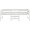 vidaXL Estructura de cama sin colchón madera de pino blanca 90x200 cm