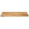 vidaXL Tablero de mesa rectangular madera mango rugosa 40x30x3,8 cm