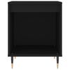 vidaXL Mesitas de noche 2 uds madera de ingenier&iacute;a negro 40x35x50 cm