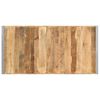 vidaXL Mesa de centro de madera de mango rugosa 180x90x40 cm