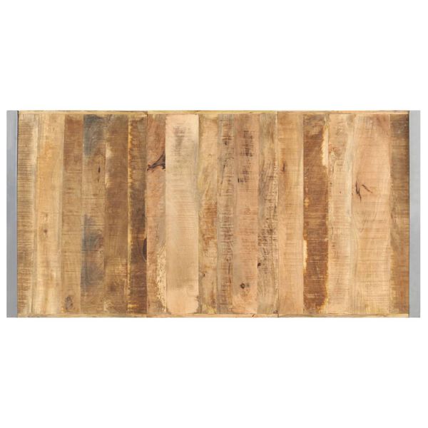 vidaXL Mesa de centro de madera de mango rugosa 180x90x40 cm