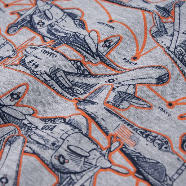 Sudadera infantil gris mélange 92