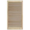 vidaXL Puerta de Armario con puerta 2 pcs Natural 110 x 2,1 x 59,5 cm
