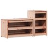vidaXL Armario de cocina de exterior MEPPEL 2 uds. Blanco