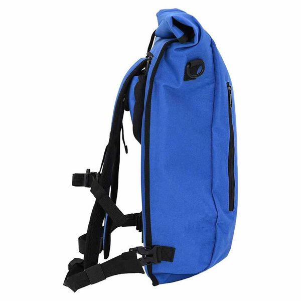 vidaXL Bolsa de bicicleta Azul 31 x 13 x 58 cm Poliéster