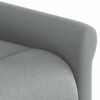 vidaXL Sillón reclinable de masaje de tela gris claro