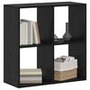 vidaXL Librería Roble Negro 69,5 x 29 x 69,5 cm Madera de ingeniería