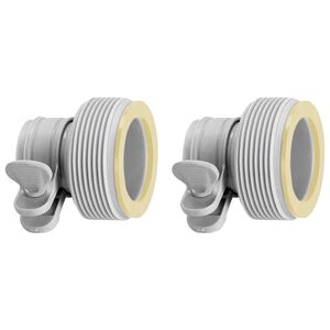 Intex Adaptadores B 2 unidades para mangueras de 32 mm a 38 mm