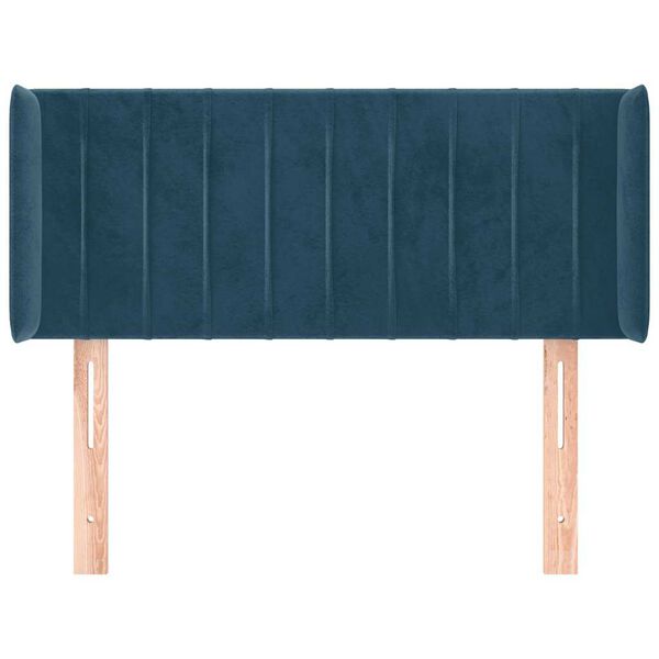 vidaXL Cabecero de terciopelo azul oscuro 103x16x78/88 cm