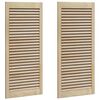 vidaXL Puerta de Armario con puerta 2 pcs Natural 49,5 x 2,1 x 110 cm