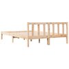 vidaXL Cama extralarga sin colch&oacute;n madera maciza de pino 160x210 cm