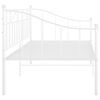 vidaXL Estructura de sofá cama sin colchón metal blanco 90x200 cm