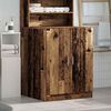 vidaXL Armario de lavadora madera envejecida 70,5x71,5x91,5 cm
