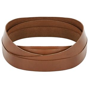 vidaXL Correa de Cuero 1 Marr&oacute;n 200 x 3,5 cm Cuero