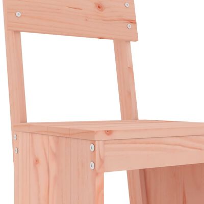 vidaXL Mesa y sillas de jardín 3 pzas madera maciza Douglas