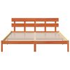 vidaXL Estructura de cama Marrón 180 x 200 cm Madera maciza de Pino