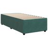 vidaXL Estructura de cama sin colchón terciopelo verde oscuro 90x190cm