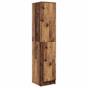 vidaXL Aparador alto Madera vieja 35 x 39 x 168 cm