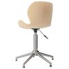 vidaXL Sillas de comedor giratorias 2 uds terciopelo crema