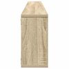 vidaXL Estantes cubo pared 4uds contrachapado roble Sonoma 100x15x30cm