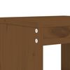 vidaXL Set de comedor de jard&iacute;n 5 pzas madera maciza pino marr&oacute;n miel
