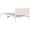 vidaXL Estructura de cama 75 x 190 cm Madera maciza de Pino