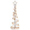 VidaXL LED para &aacute;rbol de Navidad con bolas 120 LED blanco c&aacute;lido 180cm