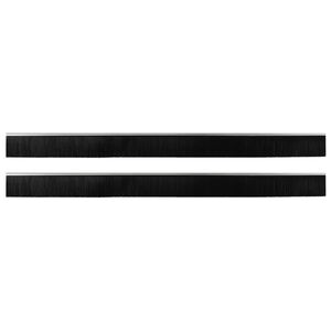 vidaXL Sellos de cepillo para puertas autoadhesivos 2 uds. 100 cm