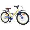 vidaXL Bicicleta Infantil 20 Pulgadas para 6-11 a&ntilde;os Amarillo