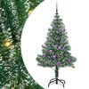 vidaXL &Aacute;rbol de Navidad Artificial Nevado con Luz LED Verde y 150 cm