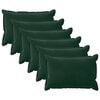 vidaXL Funda de almohada 6 pcs HOUTEN Verde oscuro 50 x 70 cm