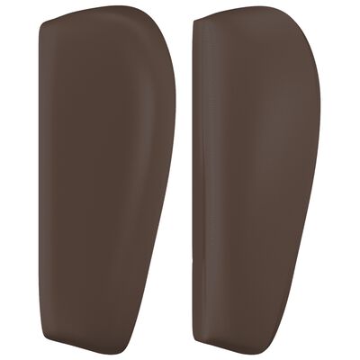 vidaXL Cama box spring con colchón cuero sintético marrón 200x200 cm