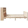 vidaXL Cama con estanter&iacute;a sin colch&oacute;n madera maciza de pino 200x200cm