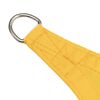 vidaXL Toldo de vela cuadrado tela Oxford amarillo 4,5x4,5 m