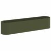 vidaXL Cama de Jard&iacute;n Elevada Verde oliva 200 x 40 x 40 cm