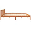 vidaXL Cama sin colchón madera maciza de pino marrón cera 180x200 cm