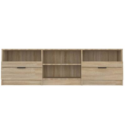 vidaXL Mueble de TV madera contrachapada roble Sonoma 150x33,5x45 cm