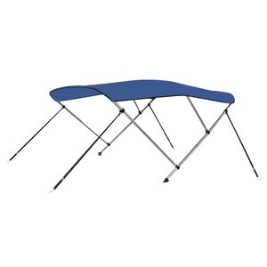 vidaXL Toldo Bimini de 3 arcos azul 183x160x137 cm