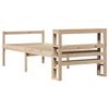 vidaXL Cama personas mayores con cabecero madera maciza pino 90x190 cm