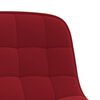 vidaXL Sillas de comedor giratorias 4 unidades terciopelo rojo tinto