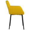 vidaXL Sillas de comedor 2 unidades terciopelo amarillo