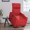 vidaXL Sill&oacute;n elevable el&eacute;ctrico cuero artificial rojo