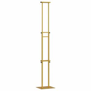 vidaXL Pantallas de Feria Dorado 30 x 23,5 x 210 cm Acero