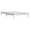 vidaXL Estructura de cama madera maciza de pino blanco 90x200 cm