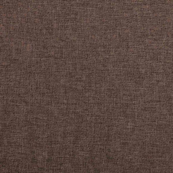 vidaXL Cortina opaca con ganchos look de lino gris taupe 290x245 cm