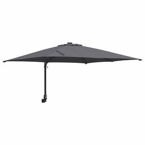 vidaXL Sombrilla de jard&iacute;n Antracita 248,5 x 247,5 x 160 cm