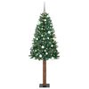 vidaXL &Aacute;rbol de Navidad Delgado con 300 LED con soporte Verde 210 cm