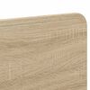 vidaXL Cabecero con cabecera Roble Sonoma 200 cm Madera contrachapada