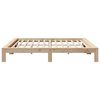 vidaXL Estructura de cama sin colch&oacute;n madera maciza de pino 180x200 cm